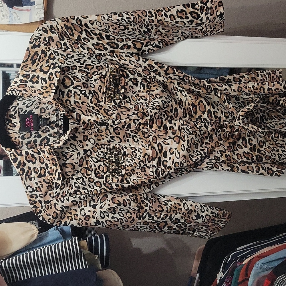 Animal print blouse